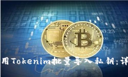 如何使用Tokenim批量导入私钥：详细指南